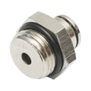 Mufa rapida dreapta metalica 6mm filet exterior M16
