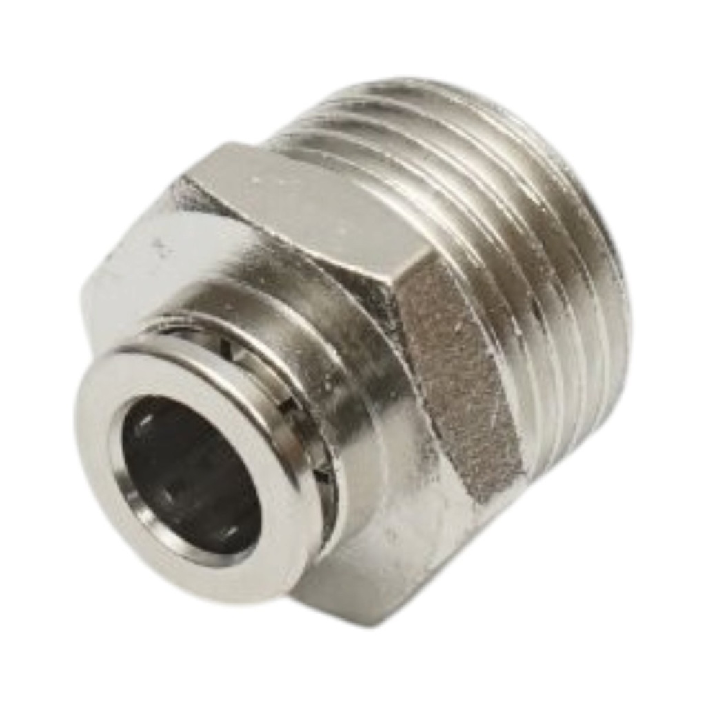 Mufa rapida dreapta metalica 8mm filet exterior 1/2