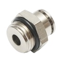 Mufa rapida dreapta metalica 8mm filet exterior M16