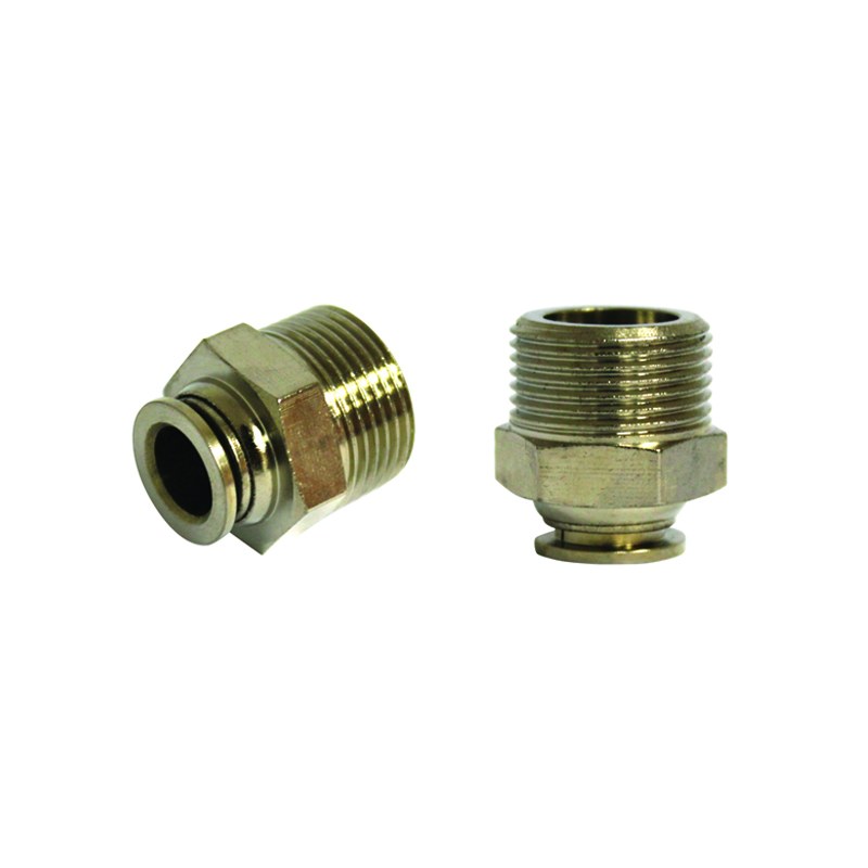 Mufa rapida dreapta din metal si surub metalic fi 10 cu M22