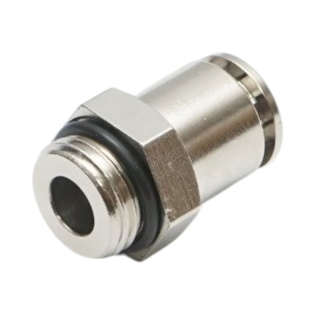 Mufa rapida dreapta metalica 10mm filet exterior M16