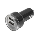Incarcator telefon priza bricheta 2 USB 2.1A negru fara fir