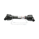Cardan 850 mm T6 cruce 30,2x92 (teava triunghiulara) 1 3/8 Z=6 freza