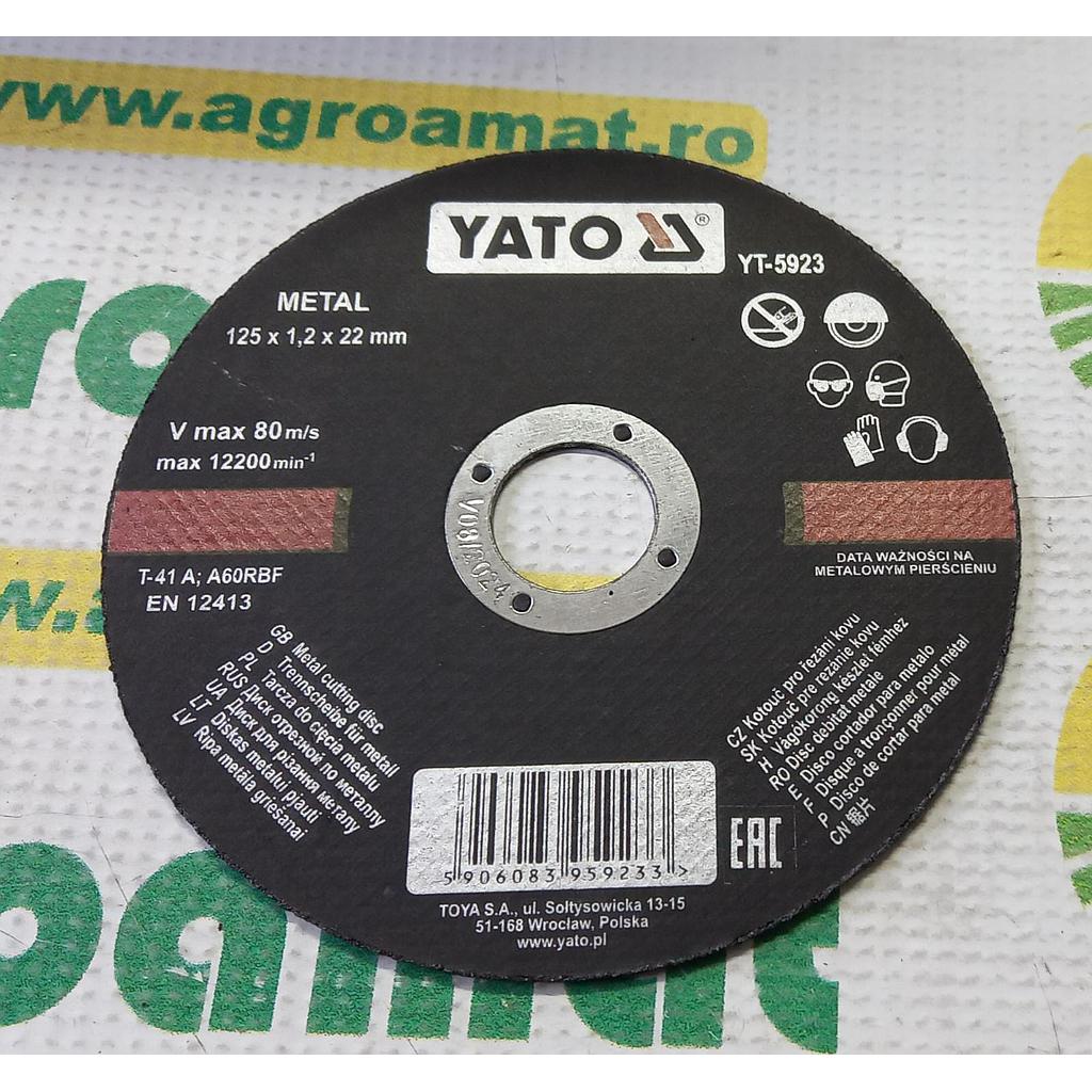 Disc Debitat Metal 125x1.2x22mm