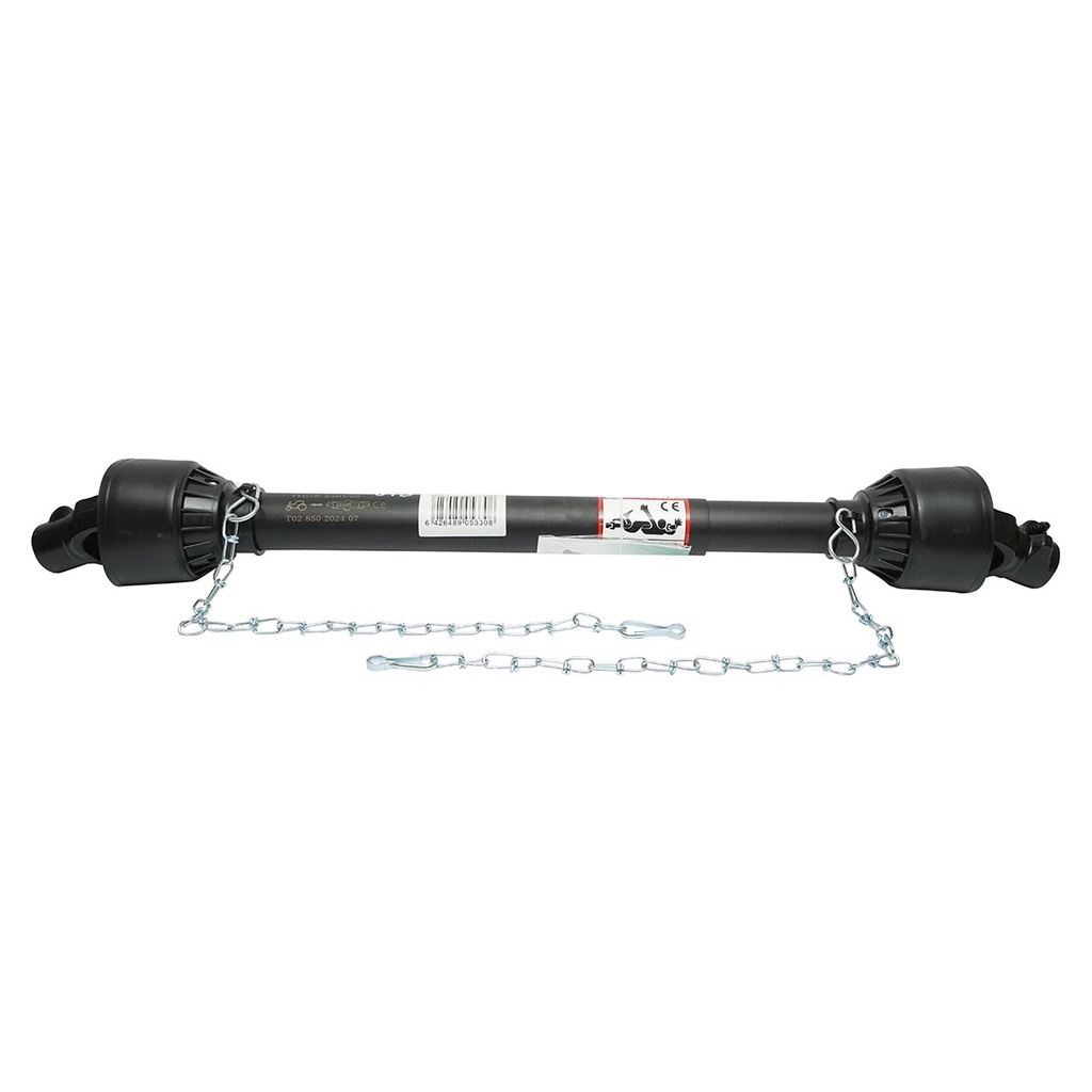 Cardan 850 mm T2 cruce 23,8x61,3 (teava triunghiulara) 1 3/8 Z=6