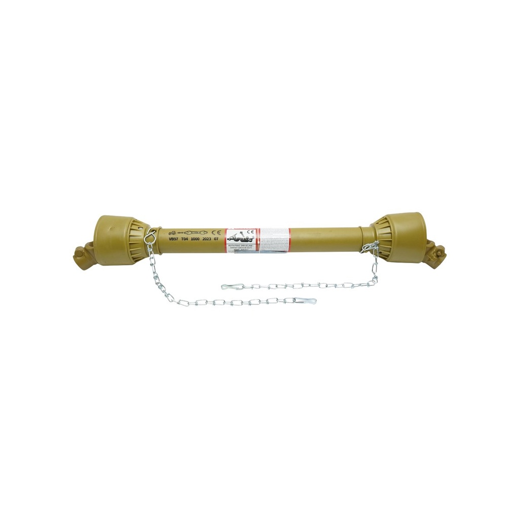 Cardan 1000 mm T4 cruce 27x74,6 (teava triunghiulara) 1 3/8 Z=6