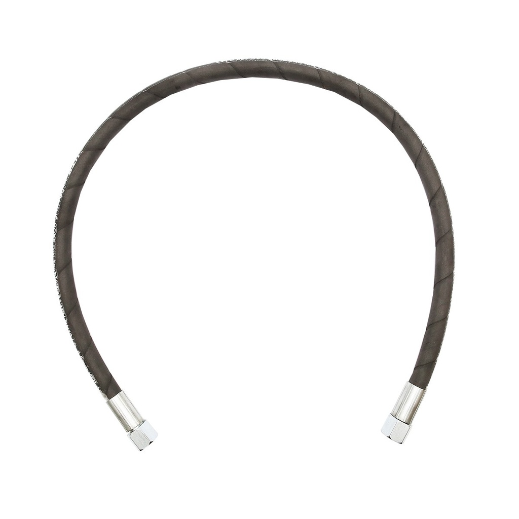 Furtun presiune 2SN DN10 sertizat cu capete fixate hidraulic L = 1000 mm (Reductie M20X20)