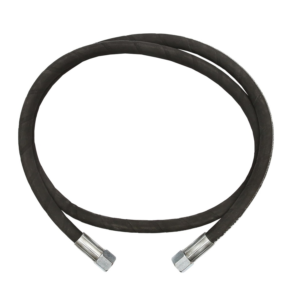 Furtun presiune 2SN DN10 sertizat cu capete fixate hidraulic L= 1800mm (Reductie M20X20)
