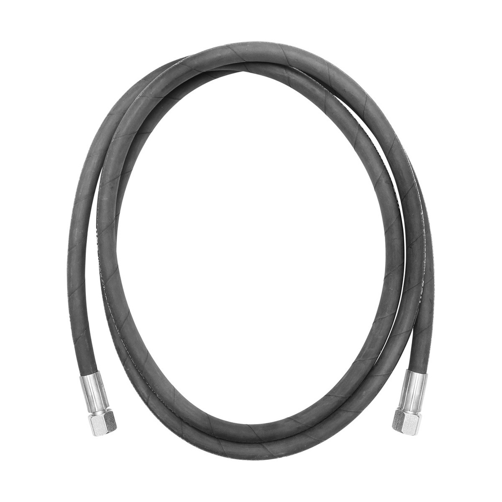 Furtun presiune 2SN DN10 sertizat cu capete fixate hidraulic L = 3000 mm (Reductie M20X20)
