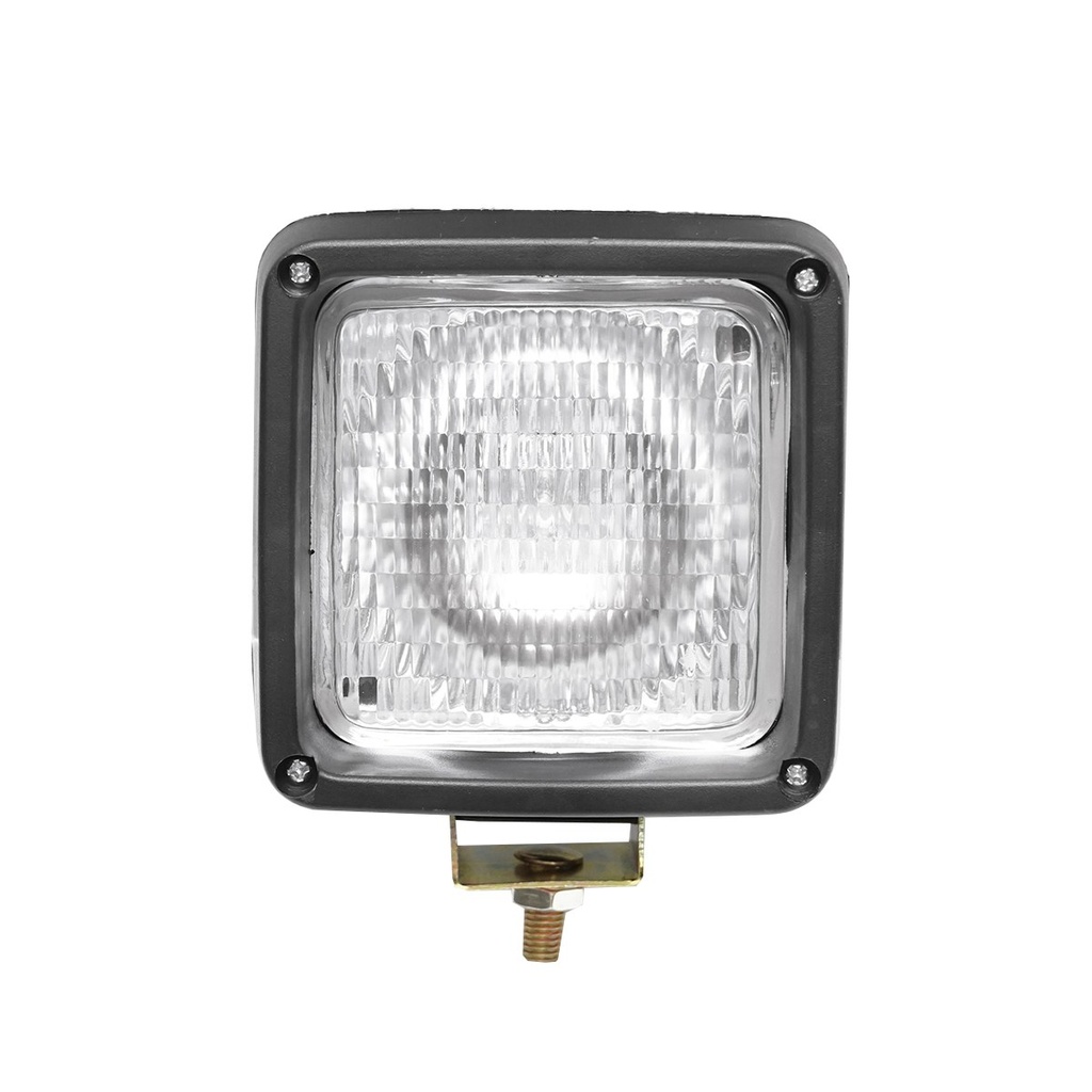 Proiector patrat L=100mm, pentru bec halogen H3 12V 55W - 24V 70W fara bec