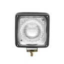 Proiector patrat L=100mm, pentru bec halogen H3 12V 55W - 24V 70W fara bec