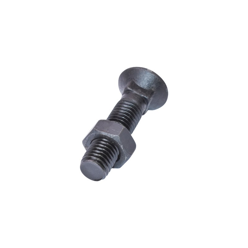 Surub brazdar PP4 cap patrat si piulita M14x60 (cormana)