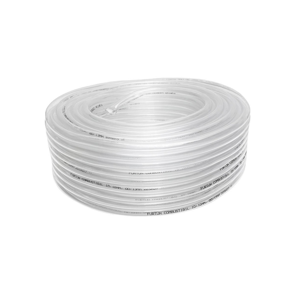 Furtun combustibil transparent fi10 (d = 10 mm si D = 13 mm /colac de 50 metri)
