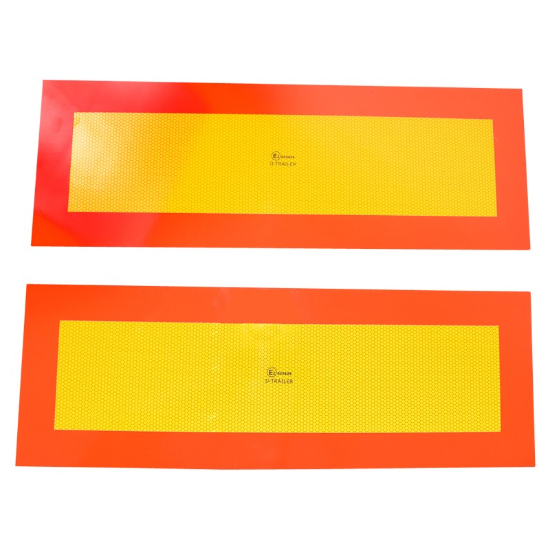 Set tabla reflectorizanta dreptunghiulara pentru remorca
