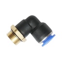 Mufa rapida cot plastic 10mm filet exterior alama M16