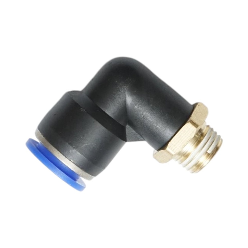 Mufa rapida cot plastic 12mm filet exterior alama 1/4