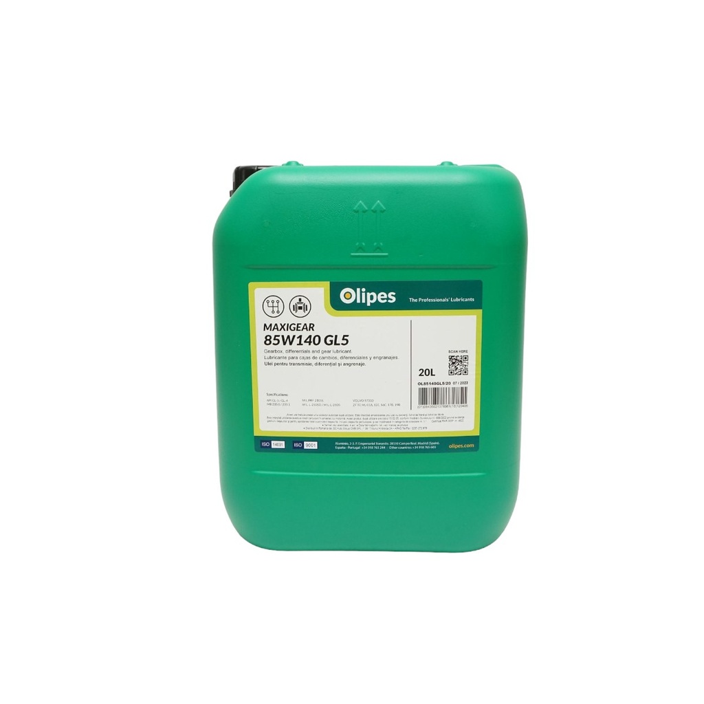 Ulei Olipes MAXIGEAR 85W140 GL-5 cutie viteze 20L