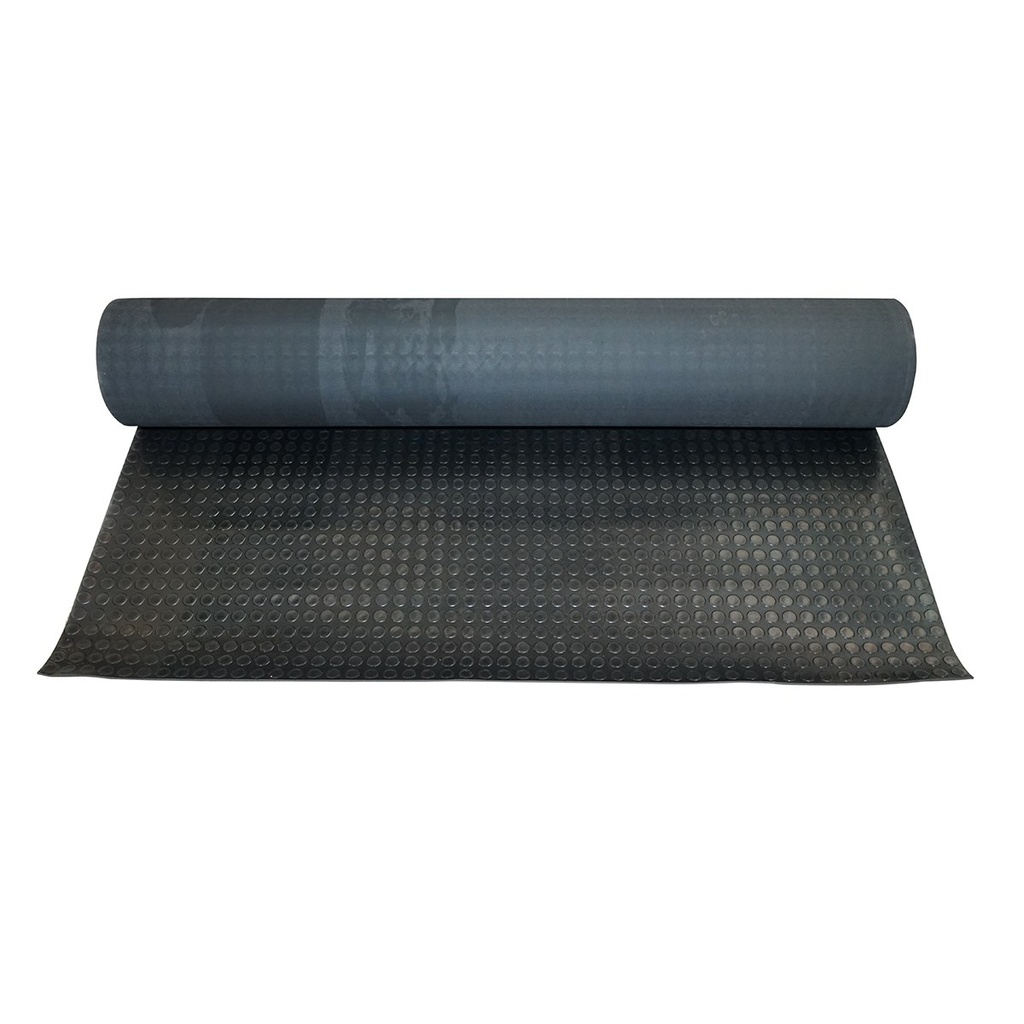 Covor cauciuc SBR+NR fara insertie textila si cu striatie 4x1400x10000mm L=10m; l=1,4m; G=4mm
