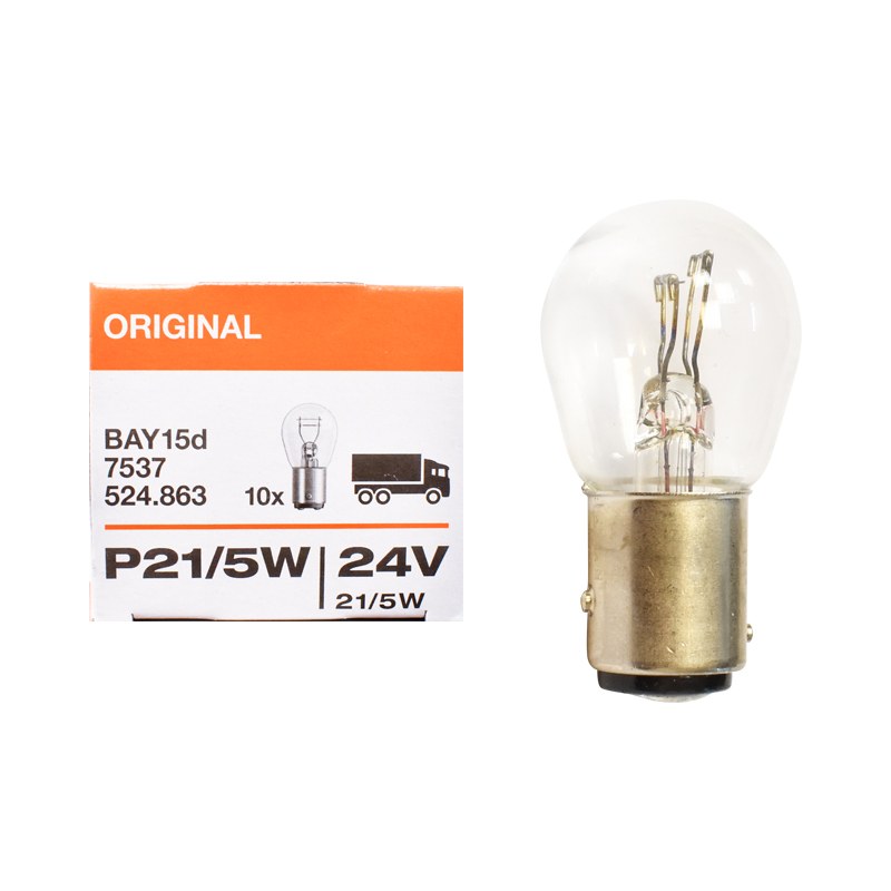 Bec (Osram) 21/5W 24V BAY15d