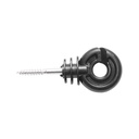 Izolator inelar material PP negru mat 88x38mm gard electric