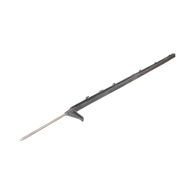 Stalp din plastic 1110mm negru pentru fir gard electric