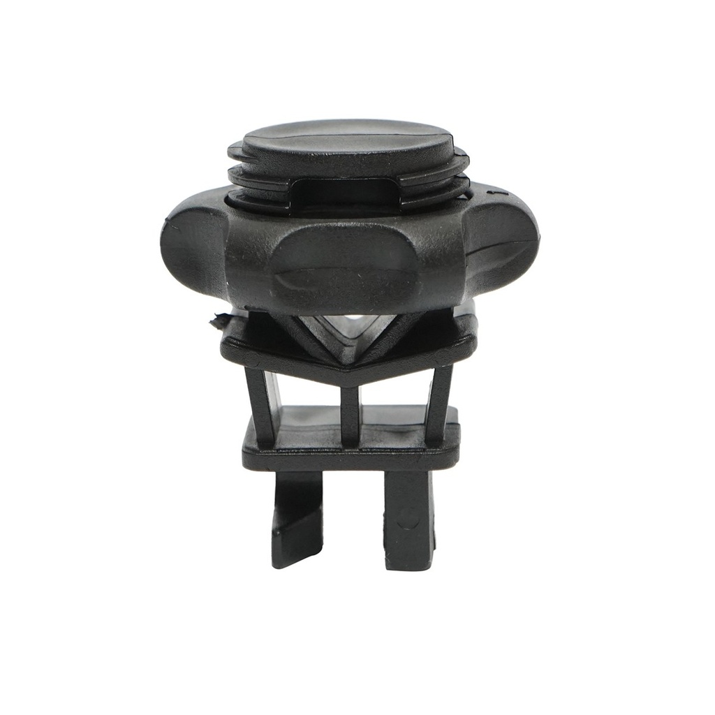 Izolator prindere cu filet negru pentru stalp metalic gard electric