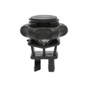 Izolator prindere cu filet negru pentru stalp metalic gard electric
