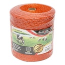 Rola fir portocaliu fi 2,5mm. 3x0.15mm. SS, rezistenta 7.4 Ohm/m, 1000m gard electric