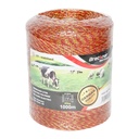 Rola fir galben-rosu fi 2mm. 6x0.15mm 8 Ohm/m SS, 1000m gard electric