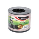 Rola banda rosu-alb fi 10mm, 4x0.16mm SS, 13Ohm/m 250m gard electric