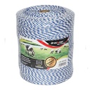 Rola fir alb-albastru fi 3mm. 3x0.2mm. SS, 7,8 Ohm/m, 1000m gard electric