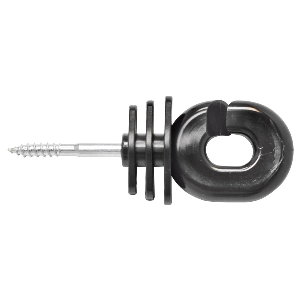 Izolator inelar negru 5.9mm 111x40mm gard electric