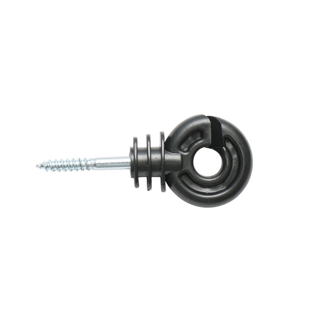 Izolator canelat fi 5.9mm 89x40mm pentru fir gard electric