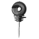 Izolator compact negru fi 5.6mm 87x37mm gard electric