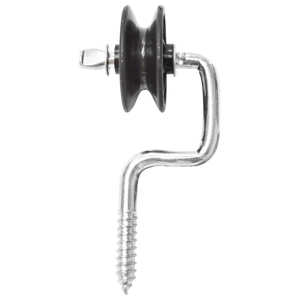 Izolator negru cu fanta fi 6.9mm 107x54mm gard electric