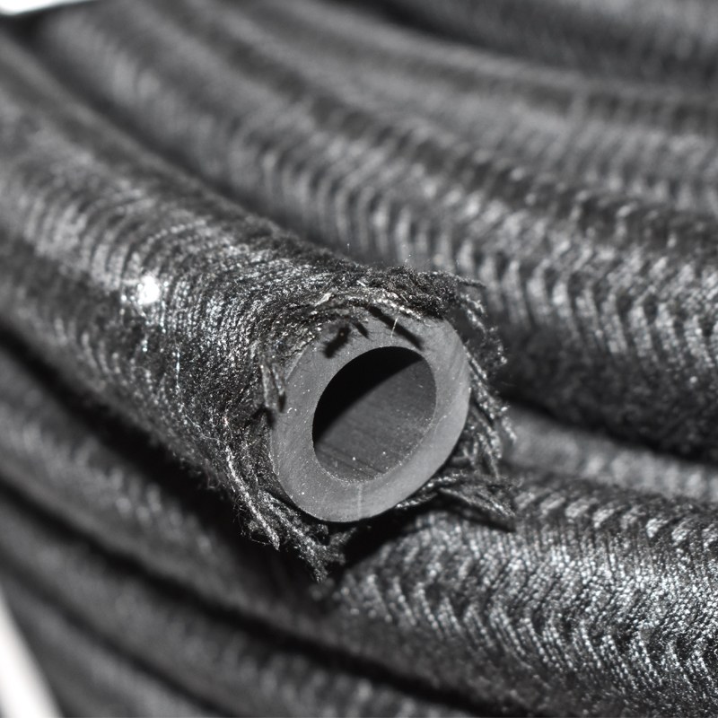 Furtun combustibil 10x18 cu protectie din bumbac rola 30m