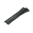 Faseta colier plastic negru 3.5x400mm 100 buc/set Longroad