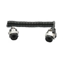 Cablu ABS 7 poli 24V 4.5m spiralat