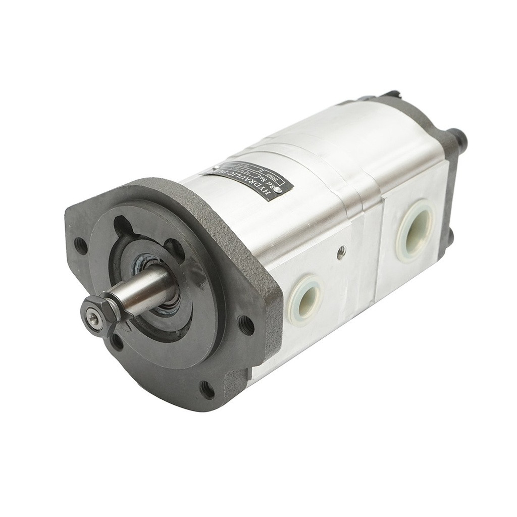 Pompa hidraulica dubla John Deere sens pe stanga RE197623