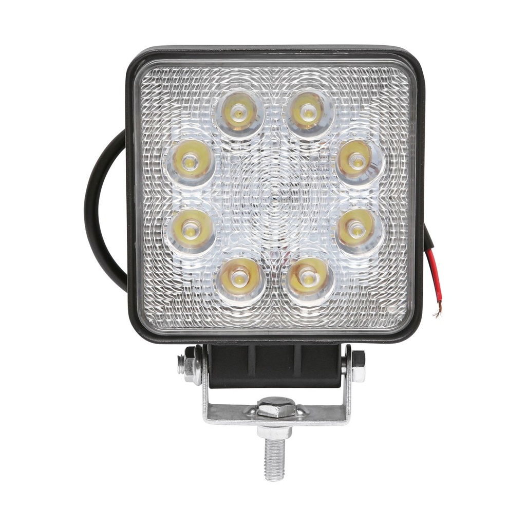 Lampa 8 LED-uri 10-60V 24W unghi de radiere 60 patrat