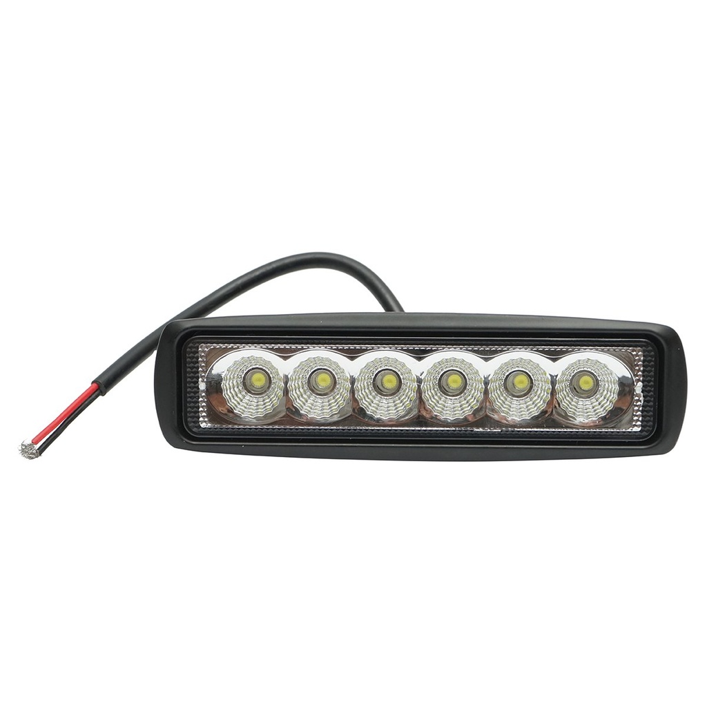 Lampa 6 LED-uri si lupa 10-60V 18W unghi de radiere 60 patrat