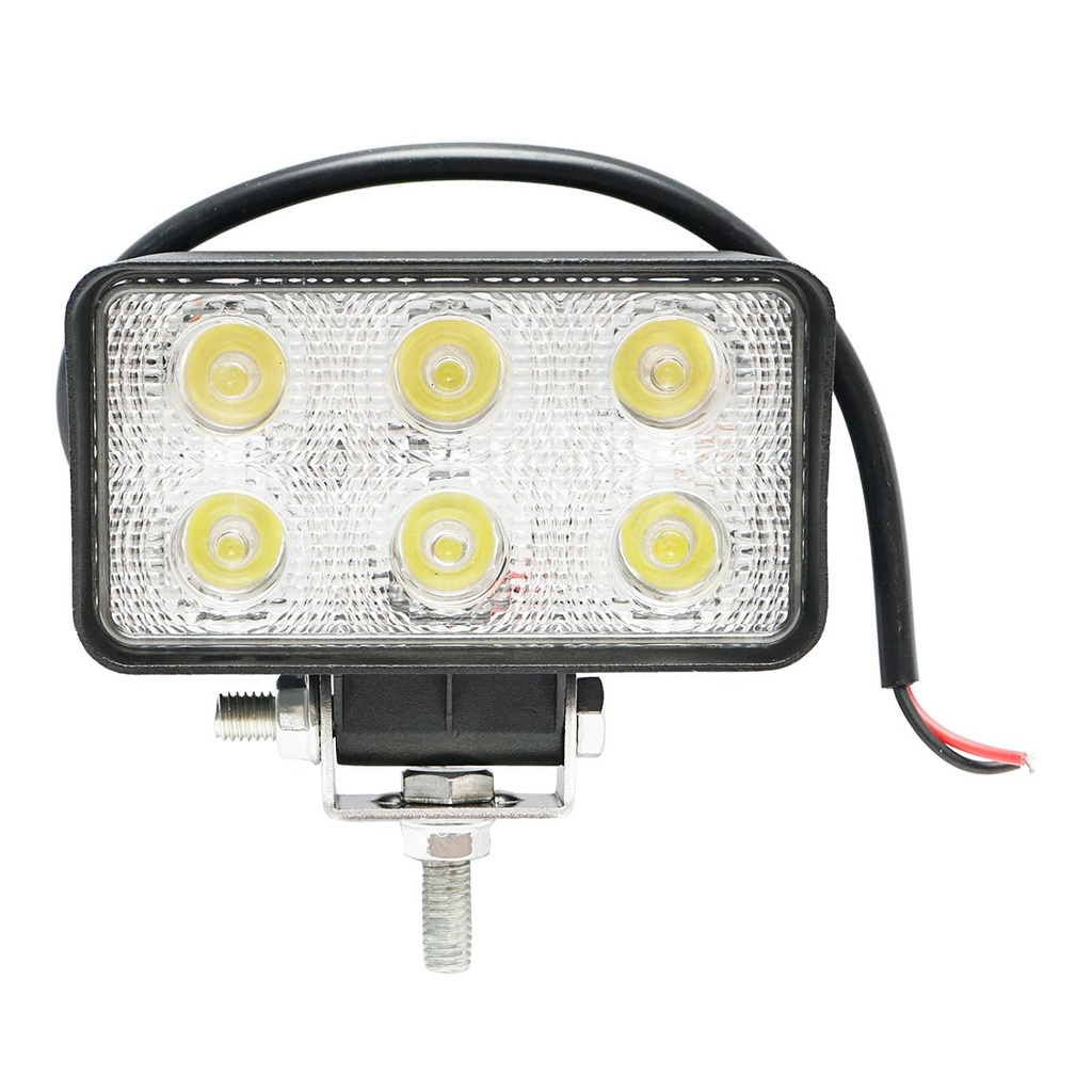 Lampa 6 LED-uri 10-60V 18W unghi de radiere 60 patrat