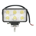 Lampa 6 LED-uri 10-60V 18W unghi de radiere 60 patrat