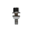 Prezon roata cromat Dacia Logan sau Duster M12 con detasabil, hexagon 17mm 8200473353