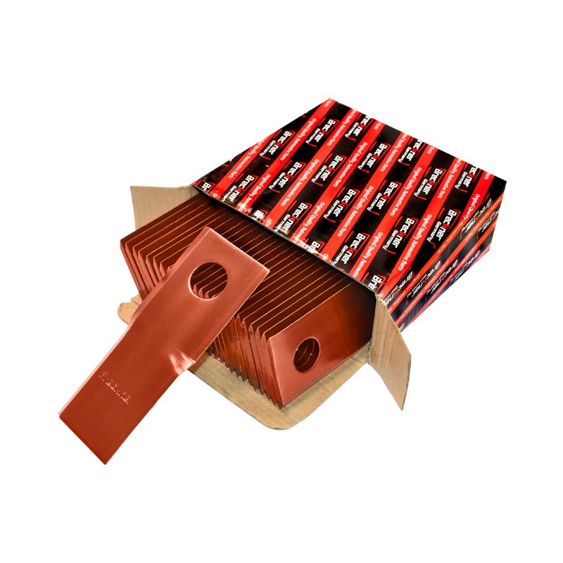 Lama torsionata, sens de rotatie dreapta pentru cositoare rotativa 126x47x4mm 20mm