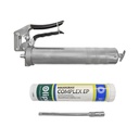 Pistol pentru gresat cu maner + tub vaselina Olipes (decalimetru presiune inalta)