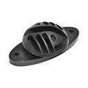 Izolator plat negru 70x40mm pentru gard electric
