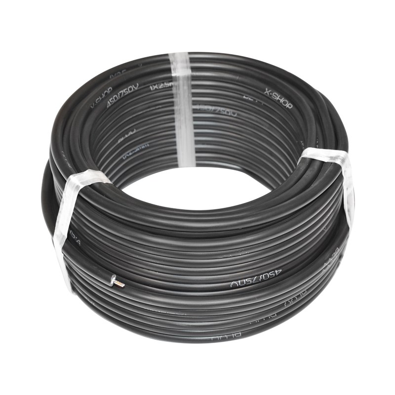 Cablu electric subteran 1x2.5 mm 25m/rola pentru gard electric