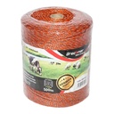 Rola fir portocaliu-maro fi 3mm 5x0.2mm SS, rezistenta 4.5 Ohm/m, 500m gard electric