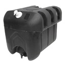 Rezervor apa 50L cu robinet si dozator de sapun 250ml. plastic negru 420x440x400 mm